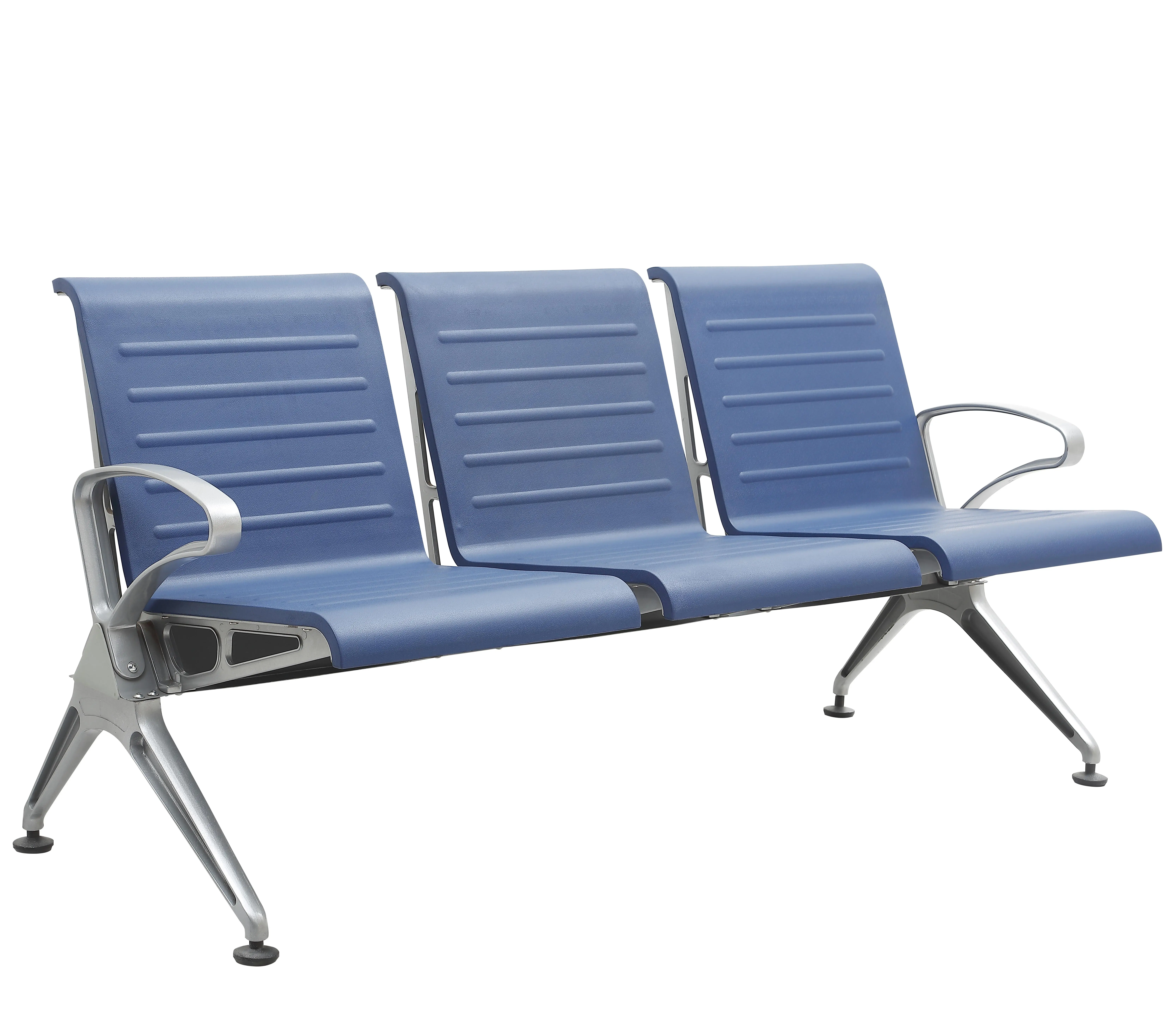 

Nordic Public Seating 4 Seater Bench Chairs Leather Airport Waiting Chairs