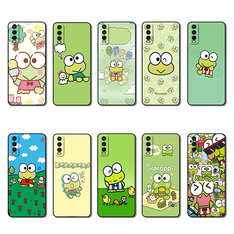 Vivo V5 V7 Plus V9 V11i V11 V15 Pro Kero Kero Keroppi Creative Design Soft Case Phone Case