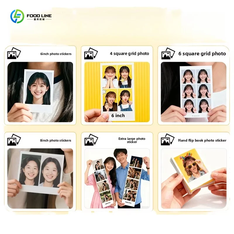 Customized  Made AI Photo Booth All In One Unmanned Self Service Mall Equipment With Sheet Metal Body
