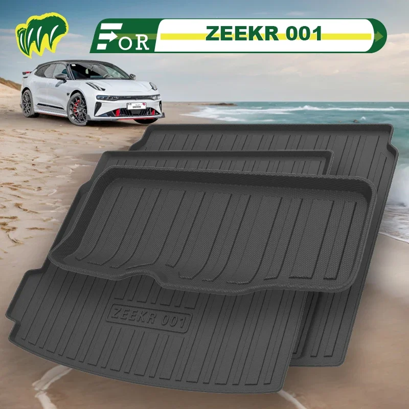 

For ZEEKR 001 2022 2021-2023 Custom Fit Car Trunk Mat All Season Cargo Mat 3D Shape Laser Measured Trunk Liner