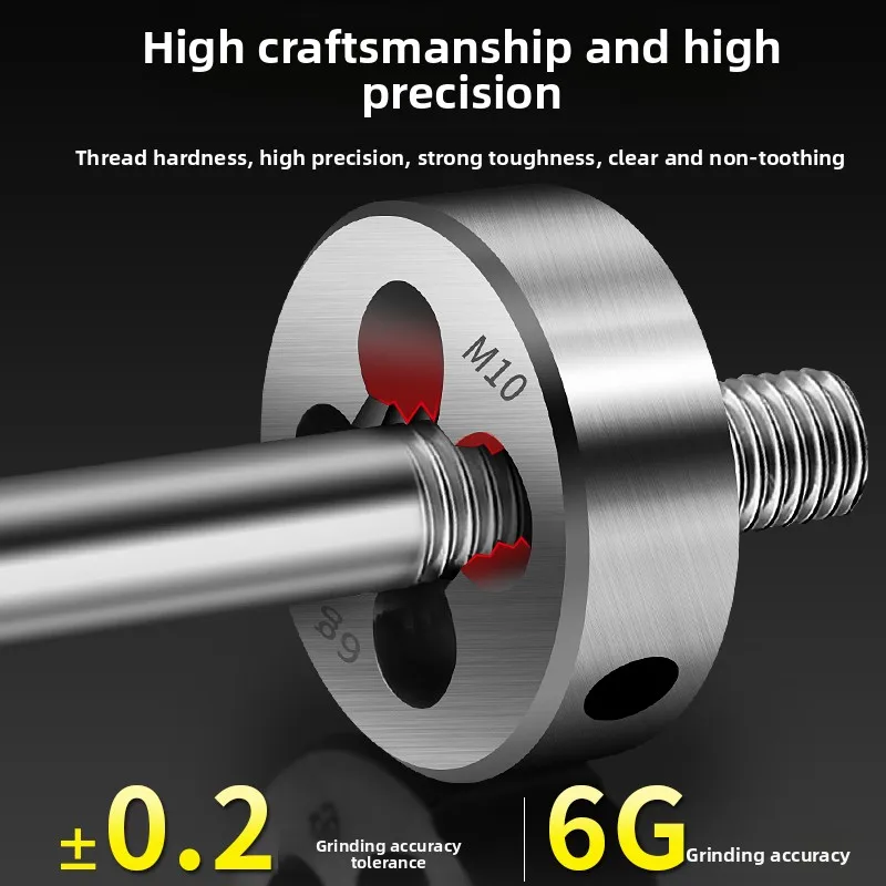 합금강 원형 플레이트 톱니 수동 나사 렌치 세트 - M4 M6 M8 M10 M12 M16 사이즈용 미세 톱니 슬리브 콘
