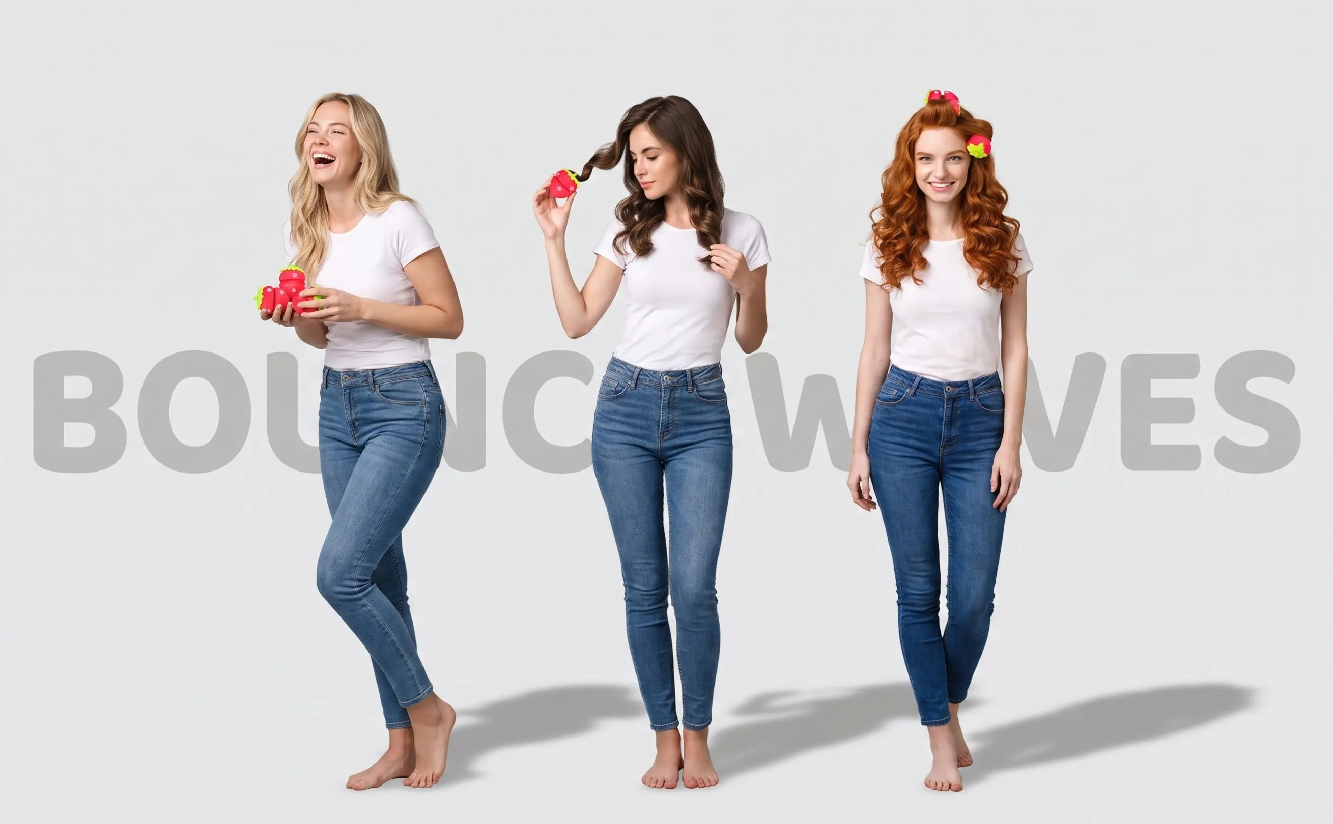 10Pcs Strawberry Foam Curlers for Hair Soft Sponge Heatless Curling Rollers Sleep Styling Tool No Damage Gentle Curls