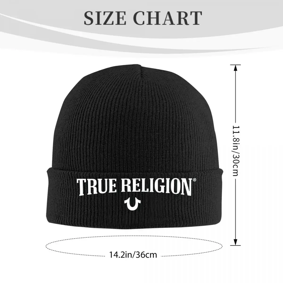 TRUES RELIGIONS Beanie Hats Bonnet Hats Men Women Unisex Casual Gym Skullies Beanies Winter Custom Warm Caps