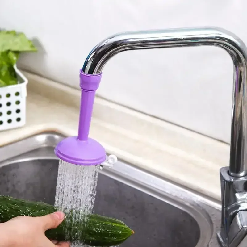 1pc Silicone Faucet Extender for Kids Kitchen Nozzle Tap Filter Water-saving Shower Rotating Spray Water Tapbathroom Accessories view 2