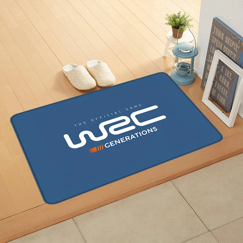 Foot Rug Welcome Floor Mat for Entryway World Rally Championship WRC Bathroom Hallway Carpet Water Absorb Rugs Fluffy Home Decor