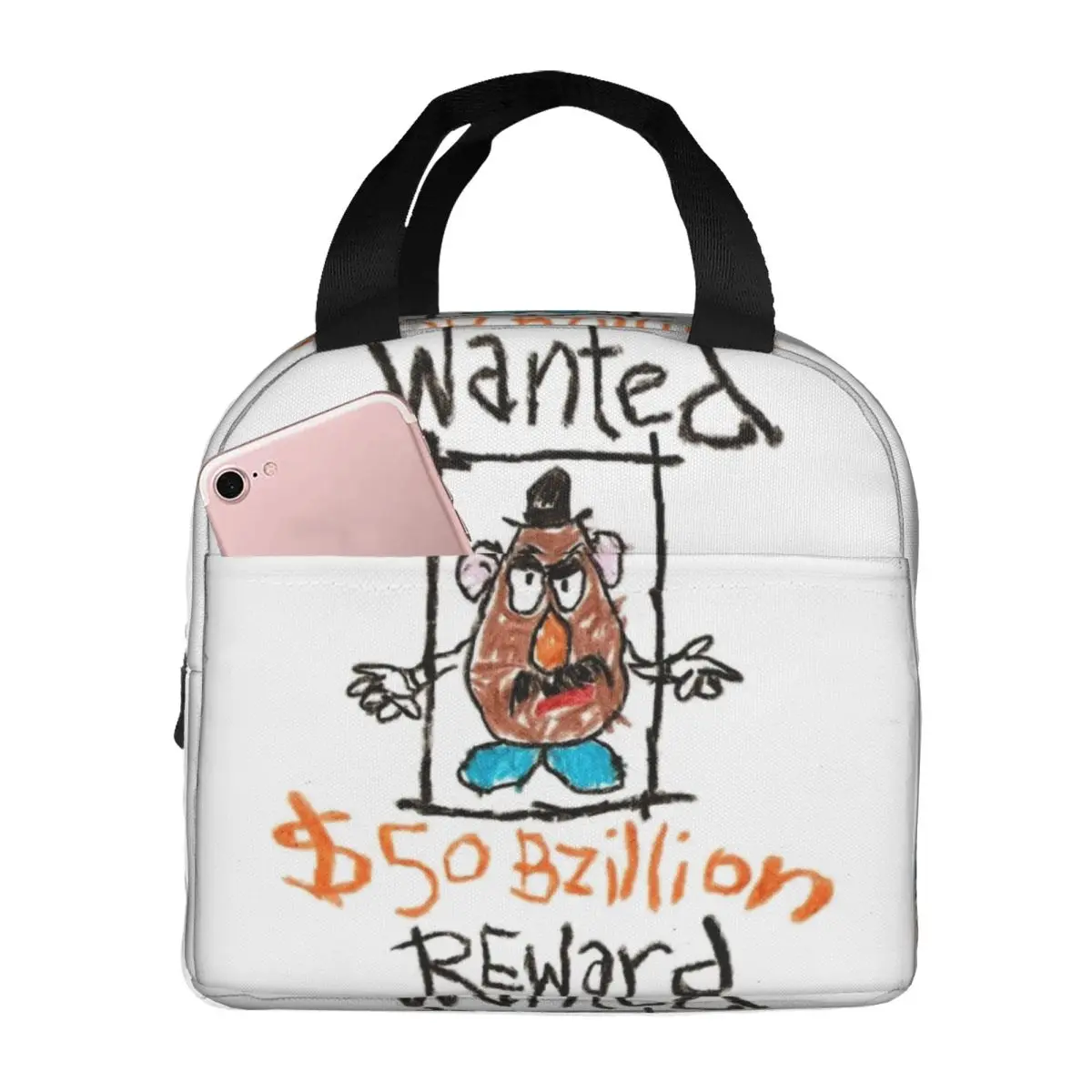 

Toy Story Mr Potato Reward Lunch Bag Aesthetic Lunch Box For Child Travel Portable Cooler Bag Print Thermal Tote Handbags