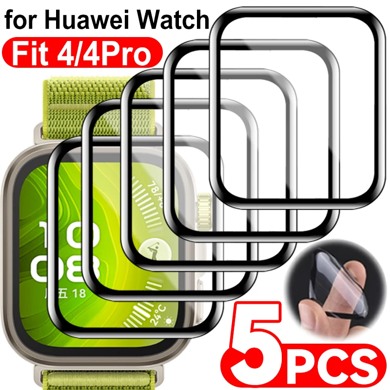 

Защитная пленка с полным покрытием для Huawei Watch Fit 3 4 Pro, изогнутая 3D-защитная пленка для экрана для Huawei Fit4 Pro Fit3