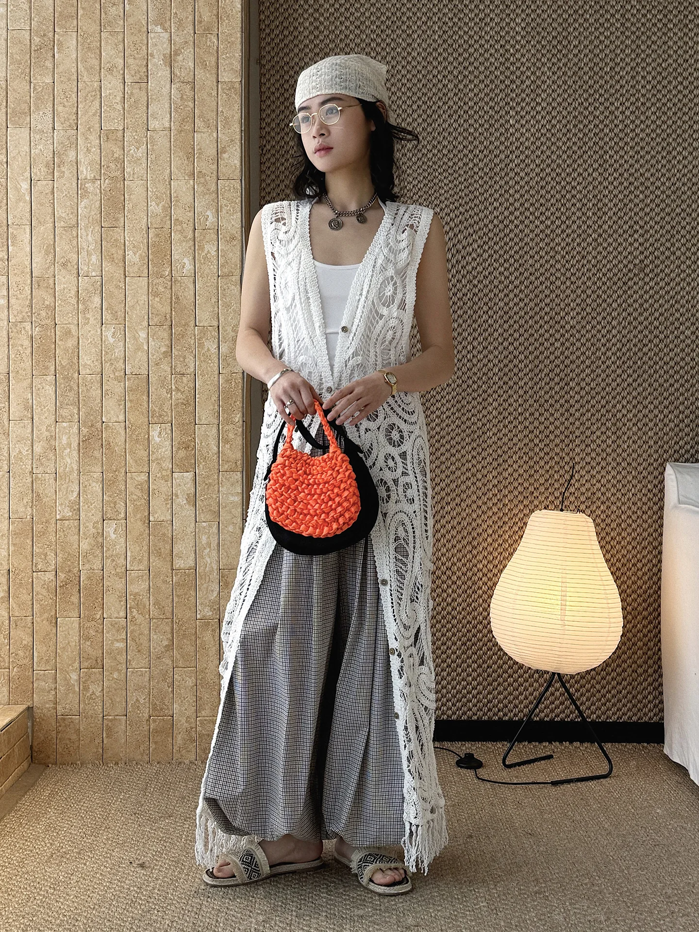 

Весенне-летний новый кардиган во французском богемном стиле с ажурной вязкой, свободный топ для отдыха в отпуске для женщин.