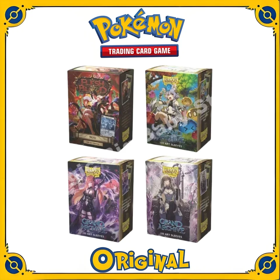 Genuine Dinamarca Dragon Shield fosco estojo protetor, tampa do cartão, luva de cartão, F & B, Pokemon PTCG, OPCG, DTCG aplicável