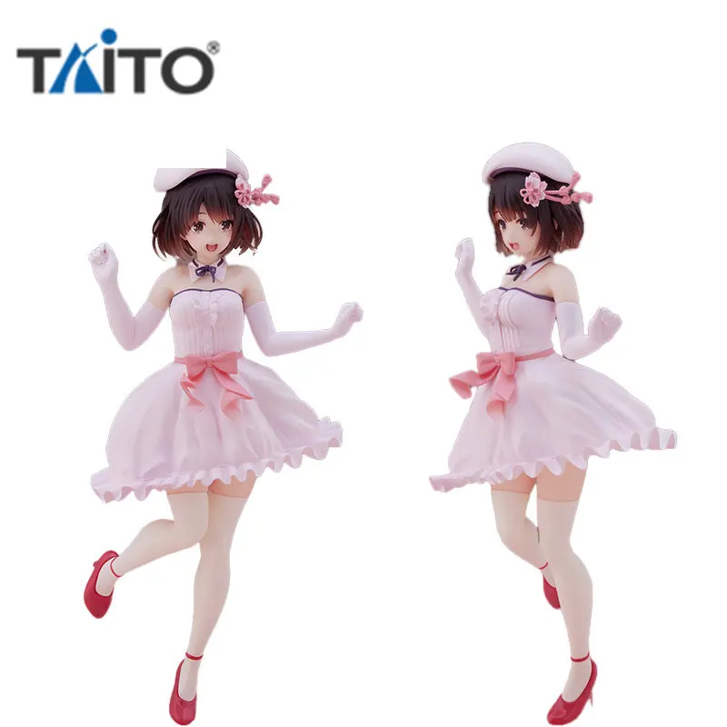 

TAITO Genuine Saekano: How To Raise A Boring Girlfriend Anime Figure Katō Megumi Dress Action Figure Toys for Kids Gift Model