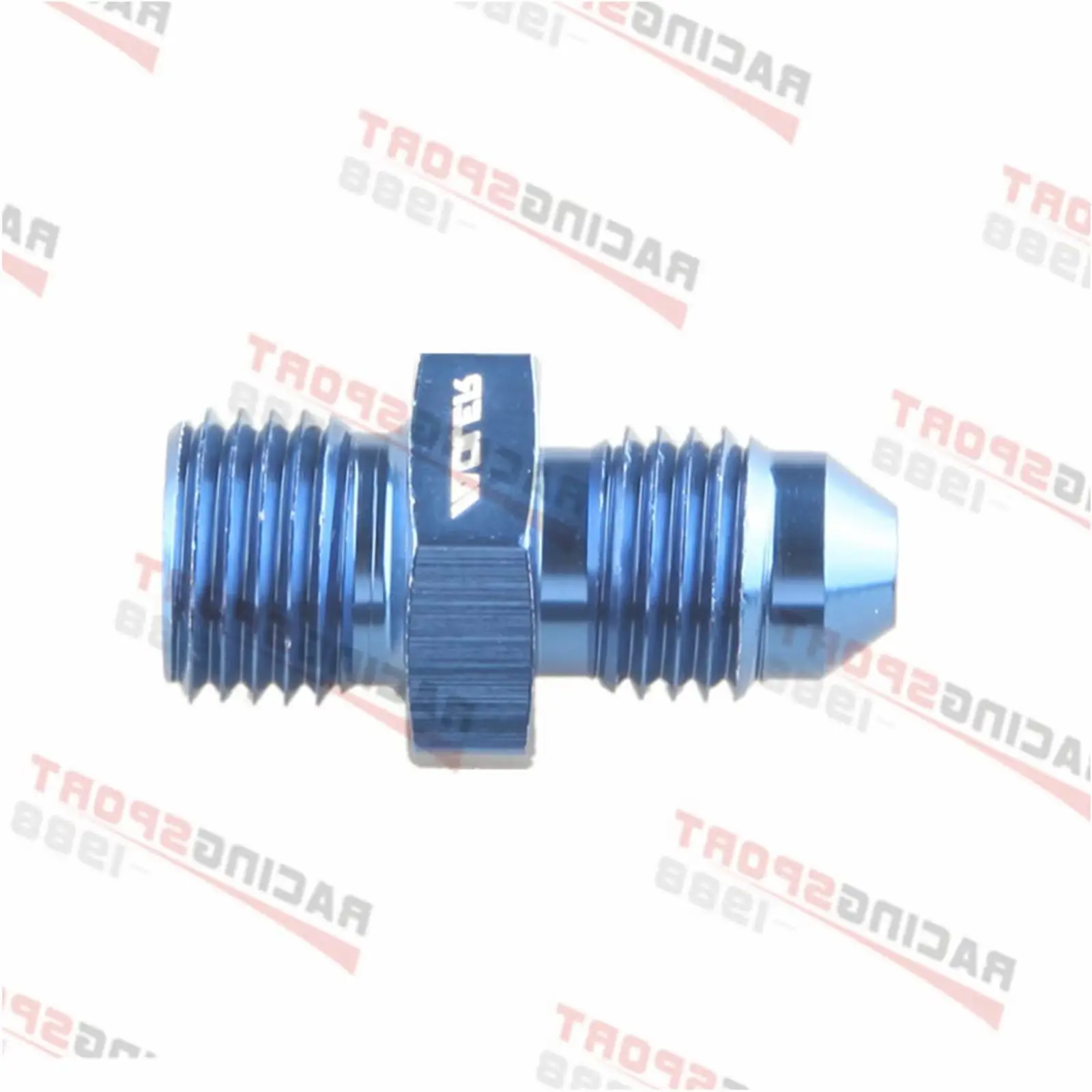 -4AN AN4 Male Flare To M12x1.25 Metric Straight Fitting Black/BLUE