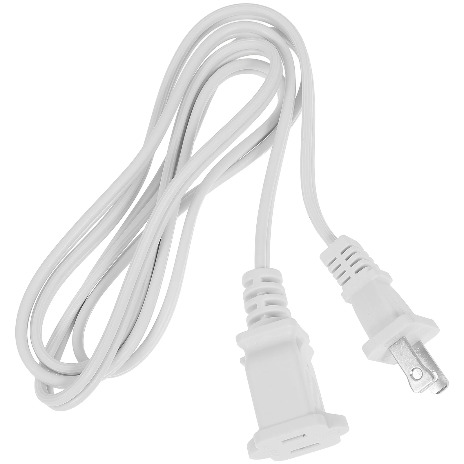 

1.5M 10A 2 Prong Extension Cord Power Cable Dual Outlet Electrical Wire Heavy Duty For Workshop Home Use Black Short Cable