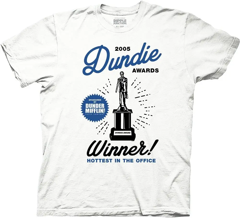 The Office Men's Short Sleeve T-Shirt Dundie Award Winner Hottest Dunder Mifflin TV Show Officially Licensed