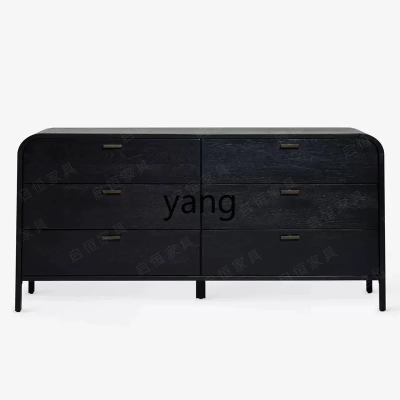 

CX solid wood chest cabinet American modern simple bedroom bedside storage six chest cabinet