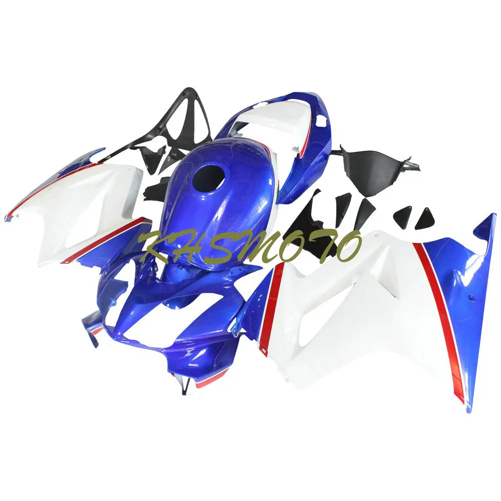 Motorcycle Fairings Kit for HONDA VFR800 2002 2003 2004 2005 2006 2012 VFR 800 02-12 Injection White Blue Bodywork Set