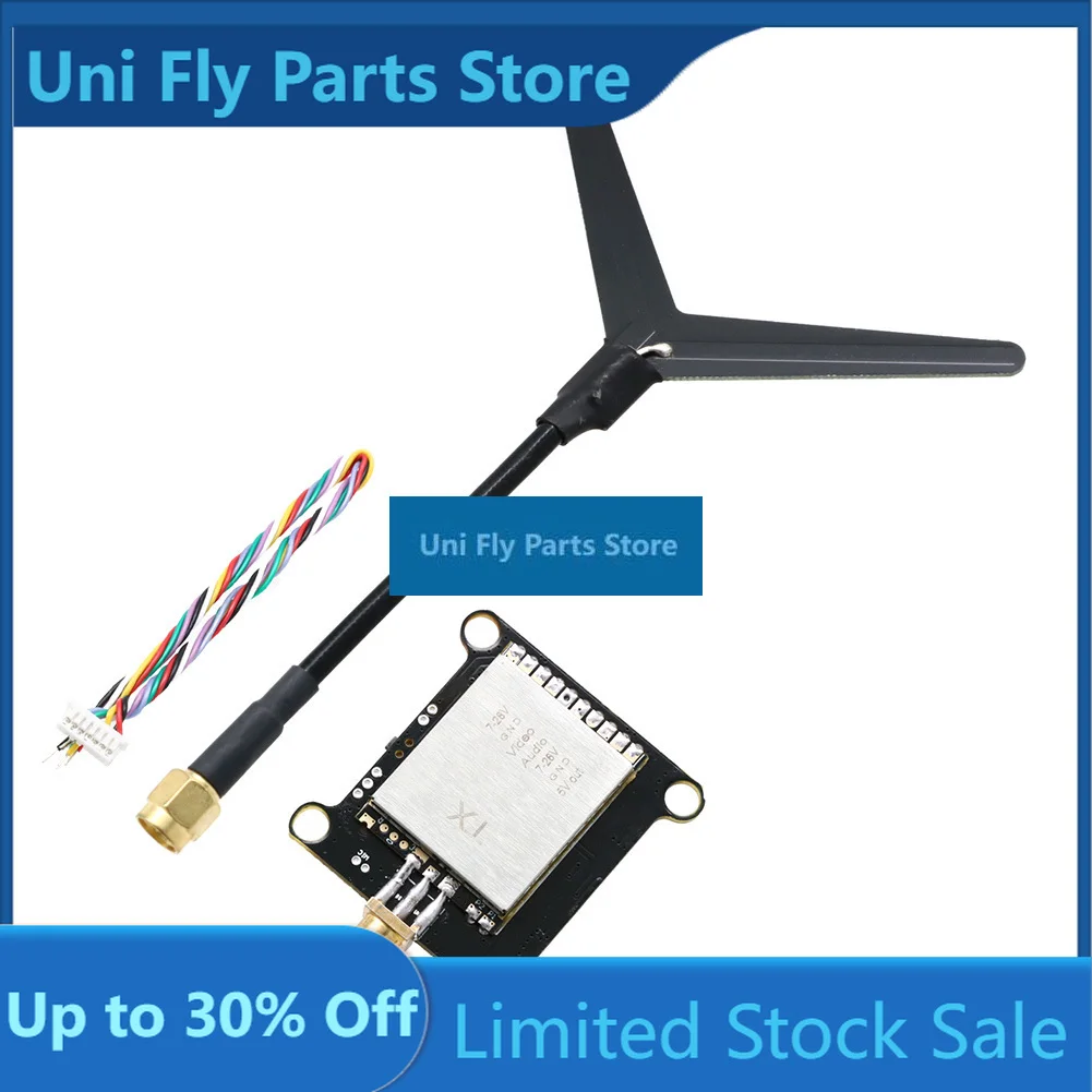 1.2G 1.2GHz 1W 1.6W 2W 25mW/ 2000mW VTX Switchable Video Transmitter Module W/ 1.2G 8Ch VRX For FPV Long Range Racing DronUniFly