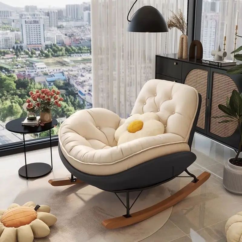 غرفة المعيشة كرسي متأرجح الإنترنت المشاهير شرفة غرفة نوم الترفيه أريكة استرخاء بسيطة خفيفة فاخرة مصمم واحد البطريق #2
