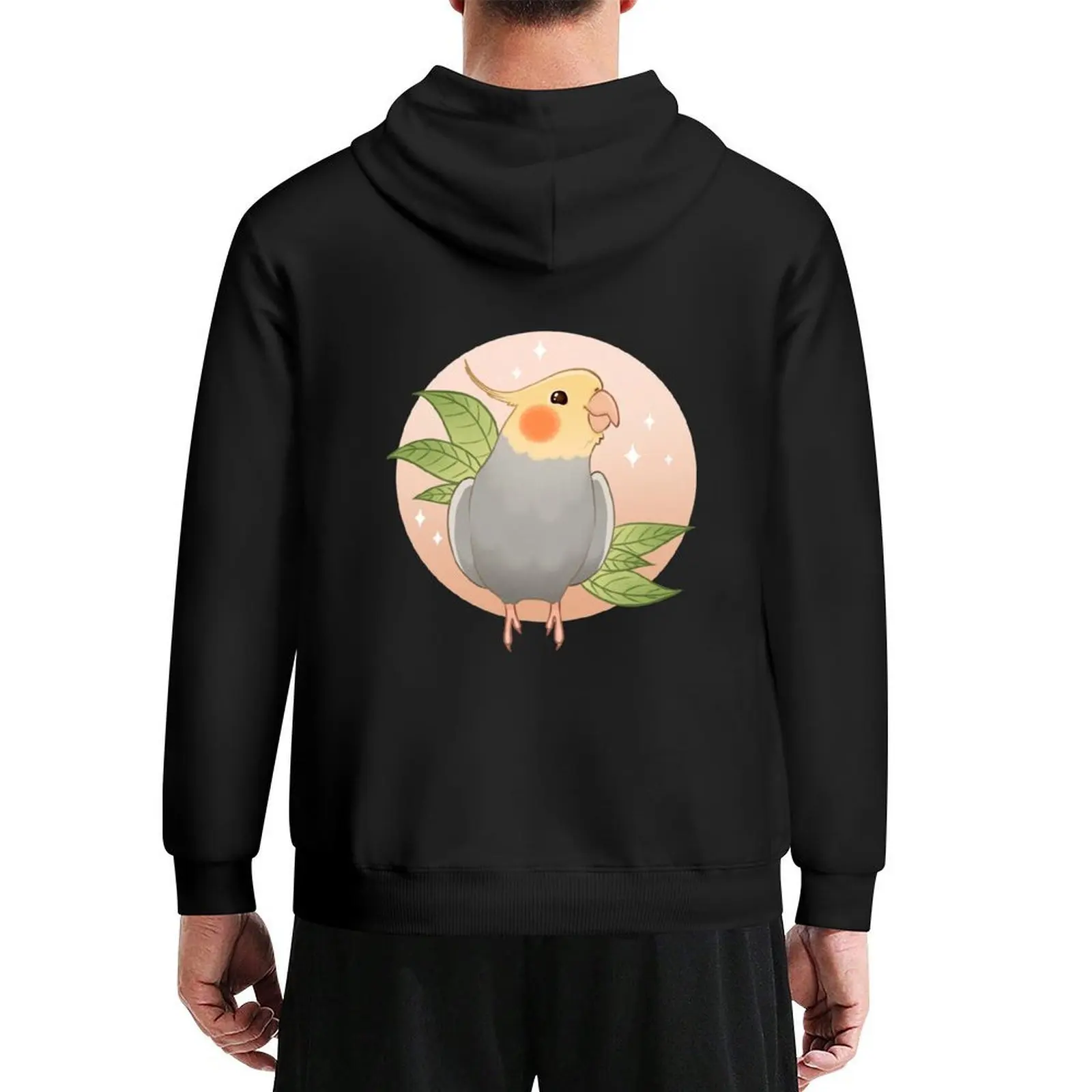 

Smiling Cockatiel Hoodie blouse autumn new products men's coat men's sweat-shirt hoodies for men