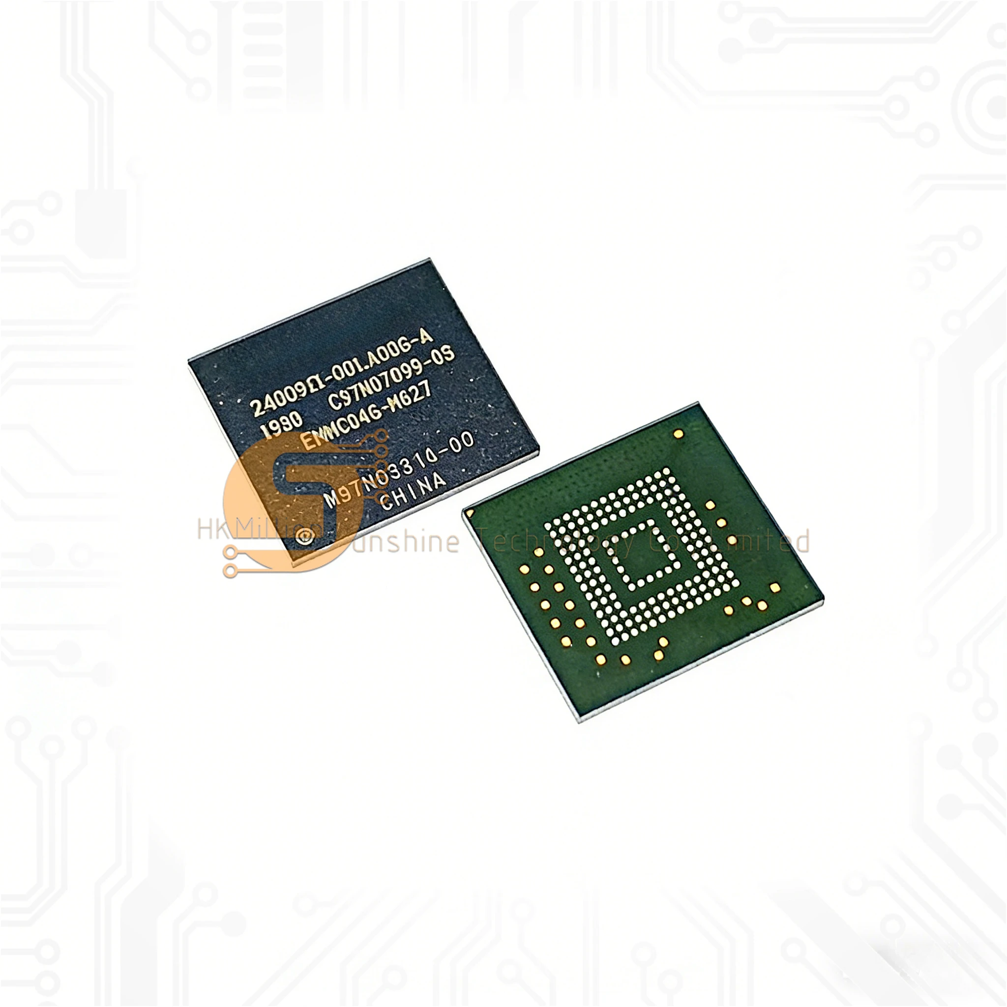 EMMC04G-M627 4GB eMMC 5.1 153-Ball FBGA Flash Storage For TV Box Tablet Embedded System