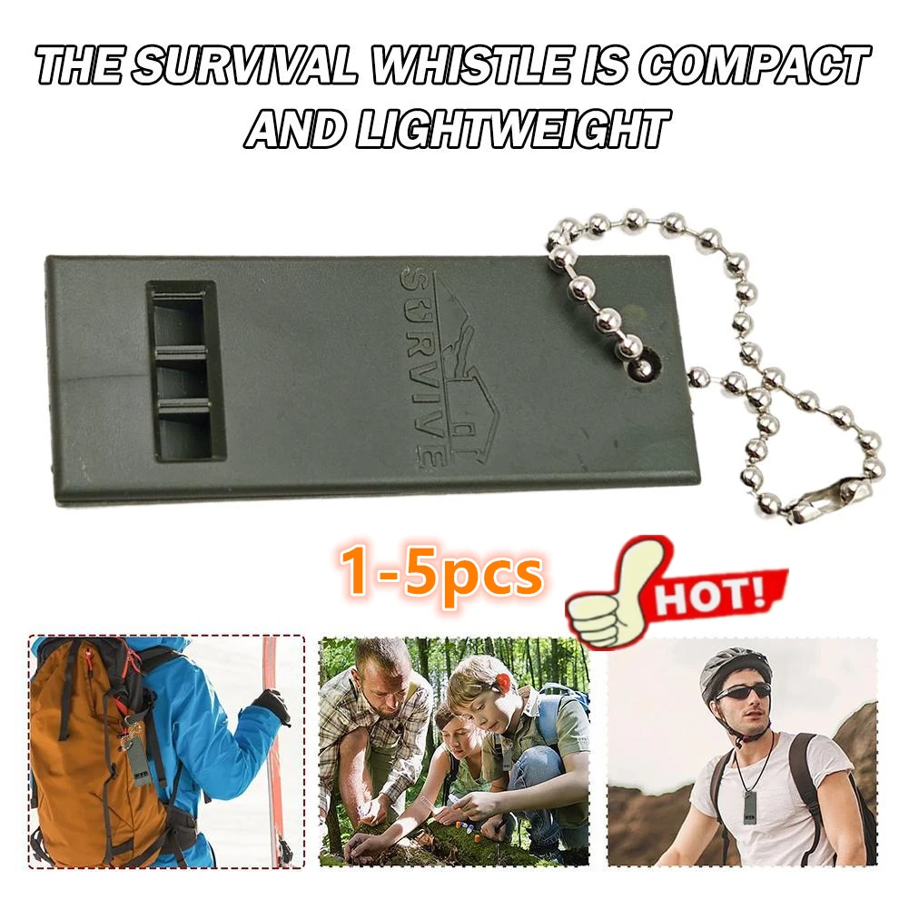 1-5 صفارة نجاة خارجية ذات تردد ثلاثي، معدات إنقاذ وإنقاذ خارجية، صفارة مدرب عالية التردد #1