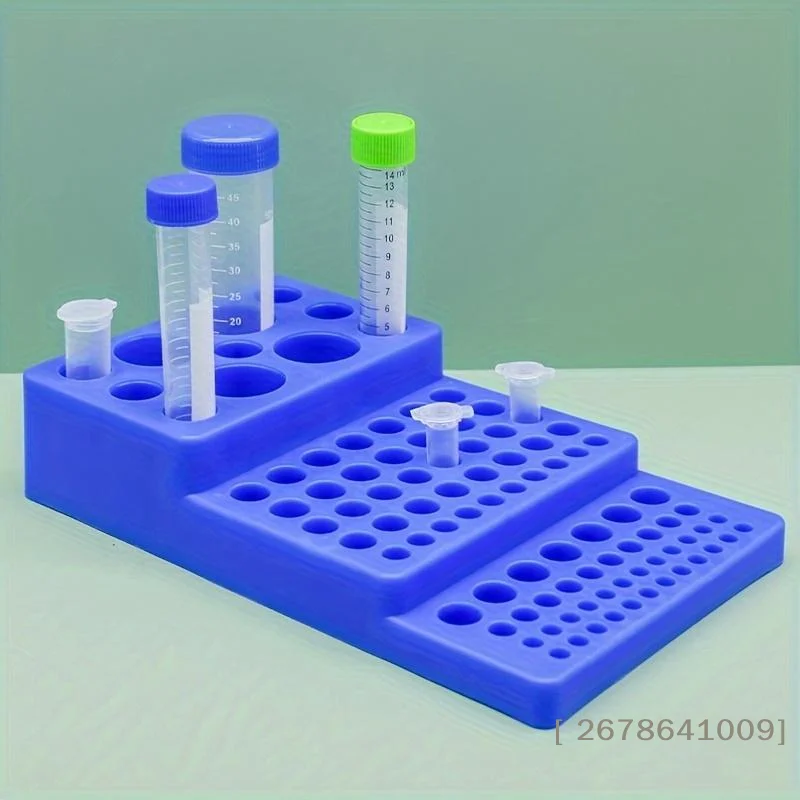⚑Multi-Size Centrifuge Tube Rack, 50/15mL/1.5mL Multi-Hole Plastic Test Tube Holder for Laboratory Sample Storage