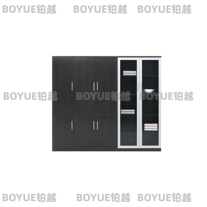 Solid Wood Filing Cabinet Office Bookcase Storage Shelf Wooden Document Organizer Home Study Furniture Modern Desk Drawer
