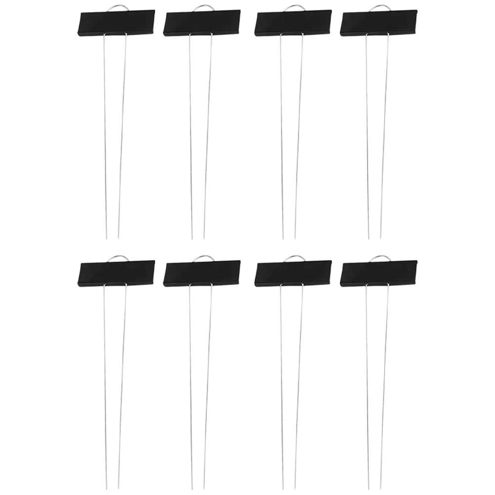 8 قطع من أقلام تحديد نباتات الحديقة المعدنية لأعشاب الحضانة والفواكه سهلة التعرف على الاستخدام الداخلي في الهواء الطلق