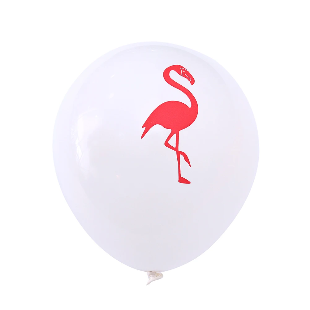 

20pcs Flamingo Latex Balloons 10 Inch Hawaii Party Decorations For Wedding Birthday Christmas Reusable Printed Party Supplies