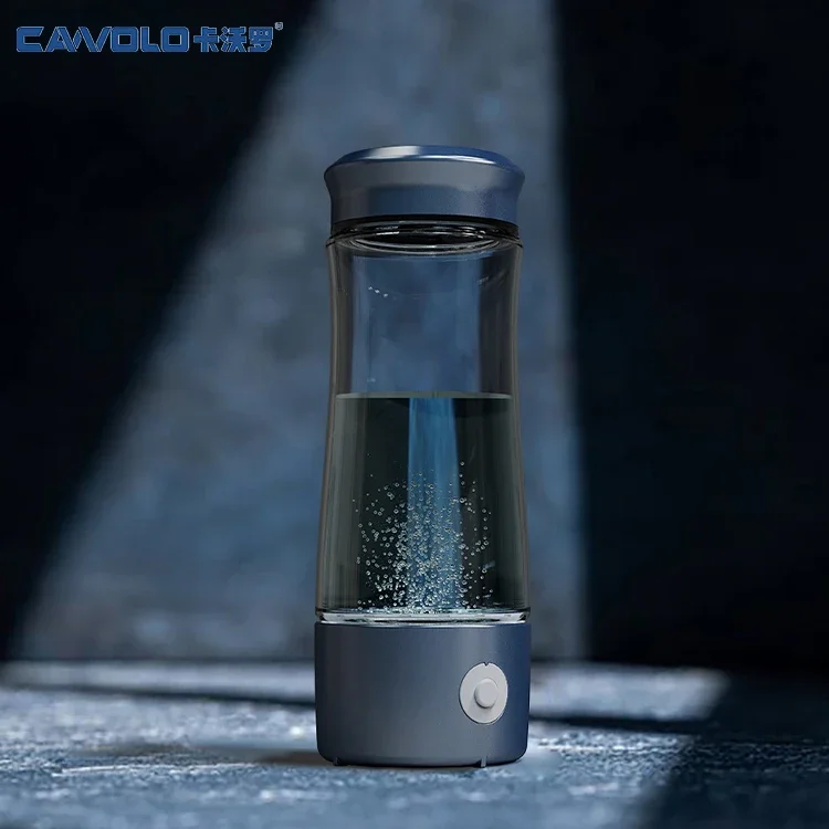 

Cawolo New Design Hydrogen and Oxygen Separation PEM Technology h2 Water Tumbler Portable Hydrogen Water Generator Bottle