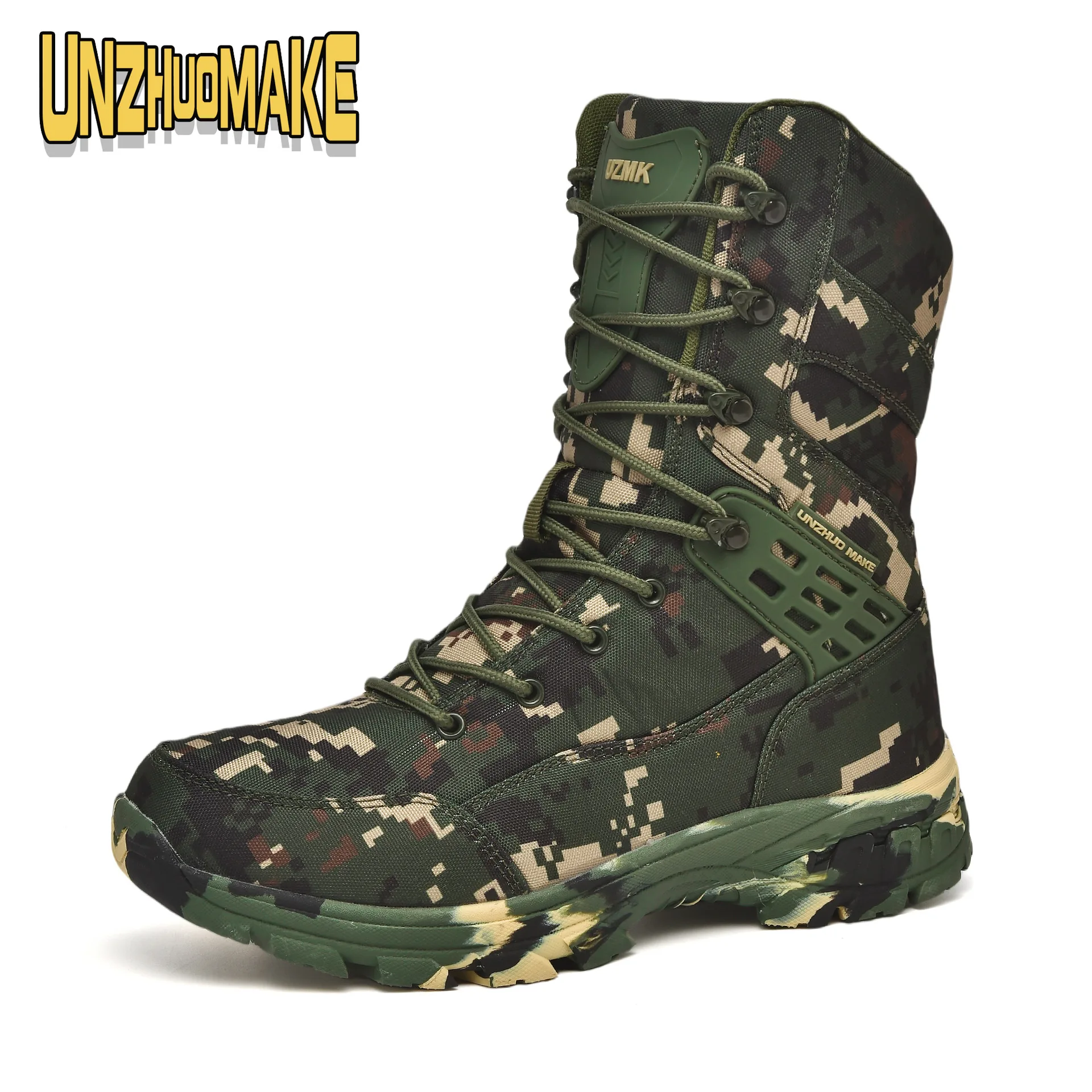 

2025 New Tactical Boots Cross-border Mountaineering Hunting Boots Combat Boots T Camouflage Desert Boots