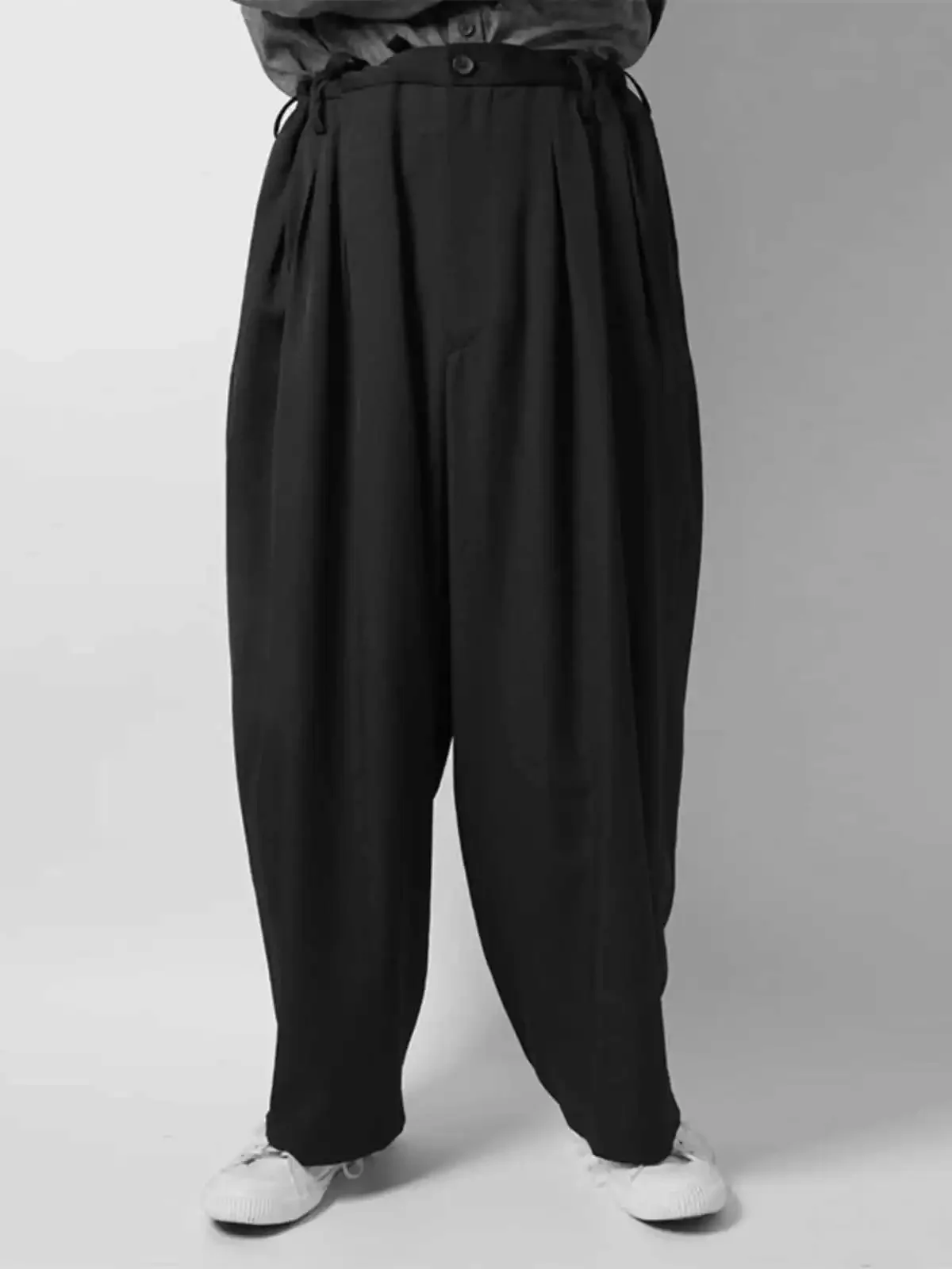 

YOJI OOAK японский оригинальный дизайн темный свободный дизайн японские базовые простые повседневные шаровары