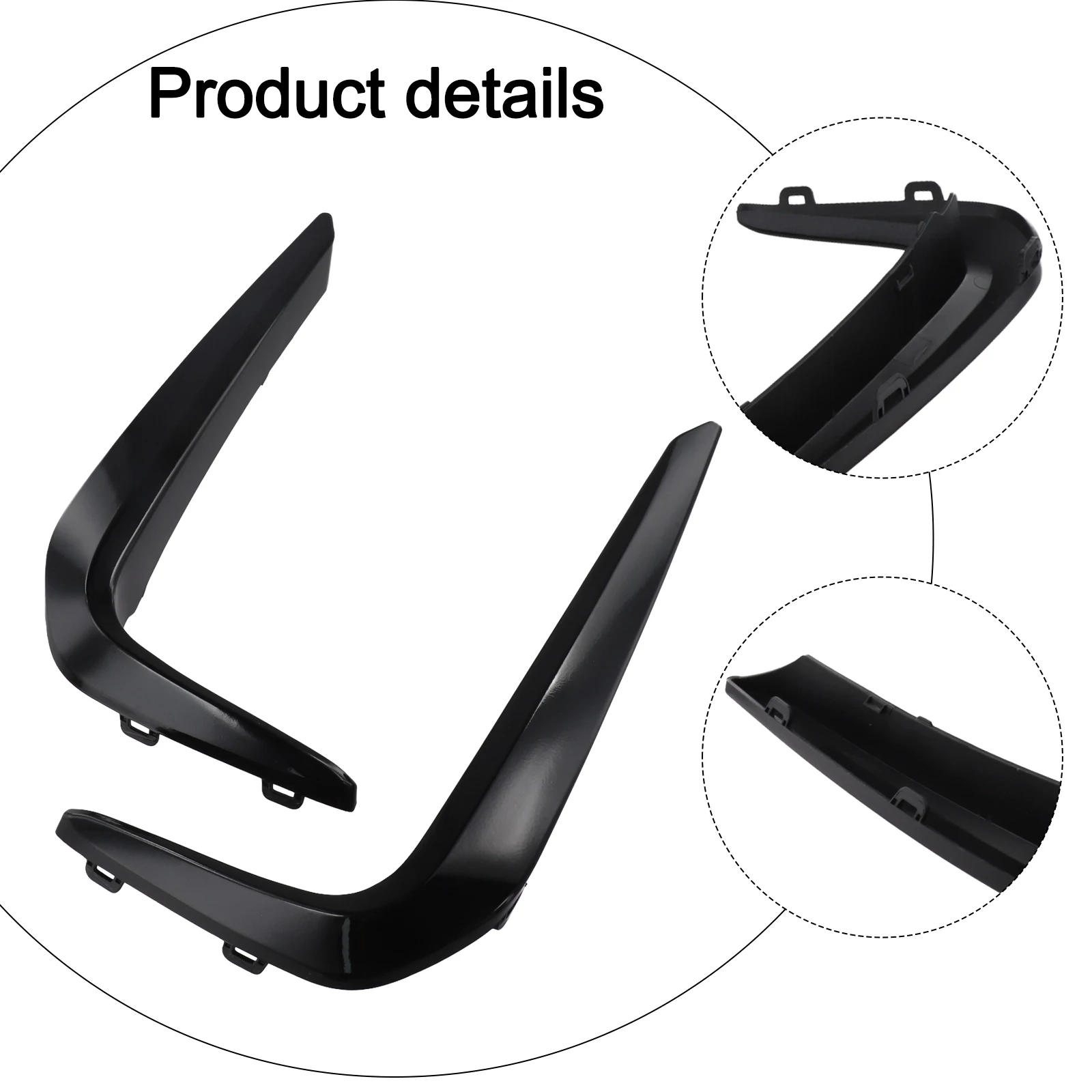 

Противотуманные фары Веки M-Sport Бампер Акцент Бесшовная интеграция Твердый пластиковый материал Высокая защита Дизайн, как показано на рисунке