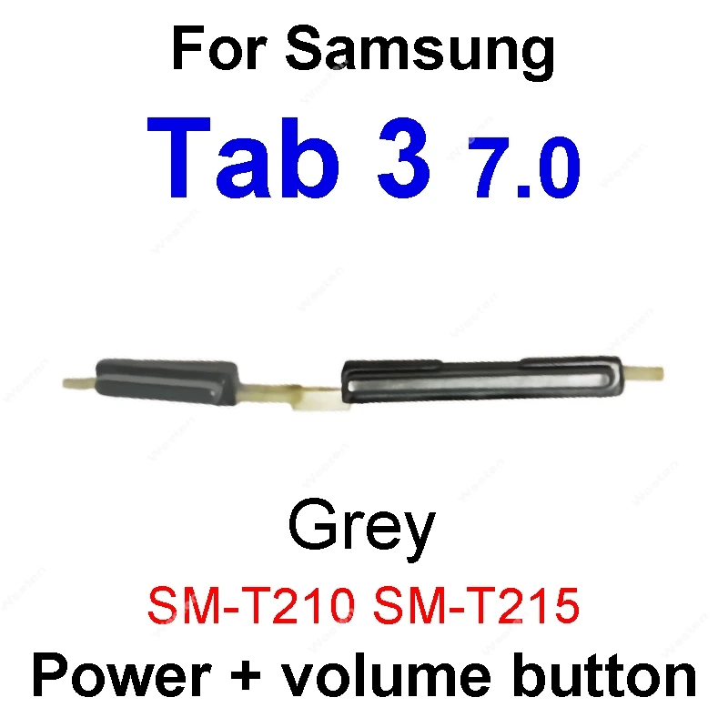 Adjusting the volume Up / down button For Samsung Galaxy Tab T210 T230 T280 T500 Power volume Button Side keypad Accessory parts