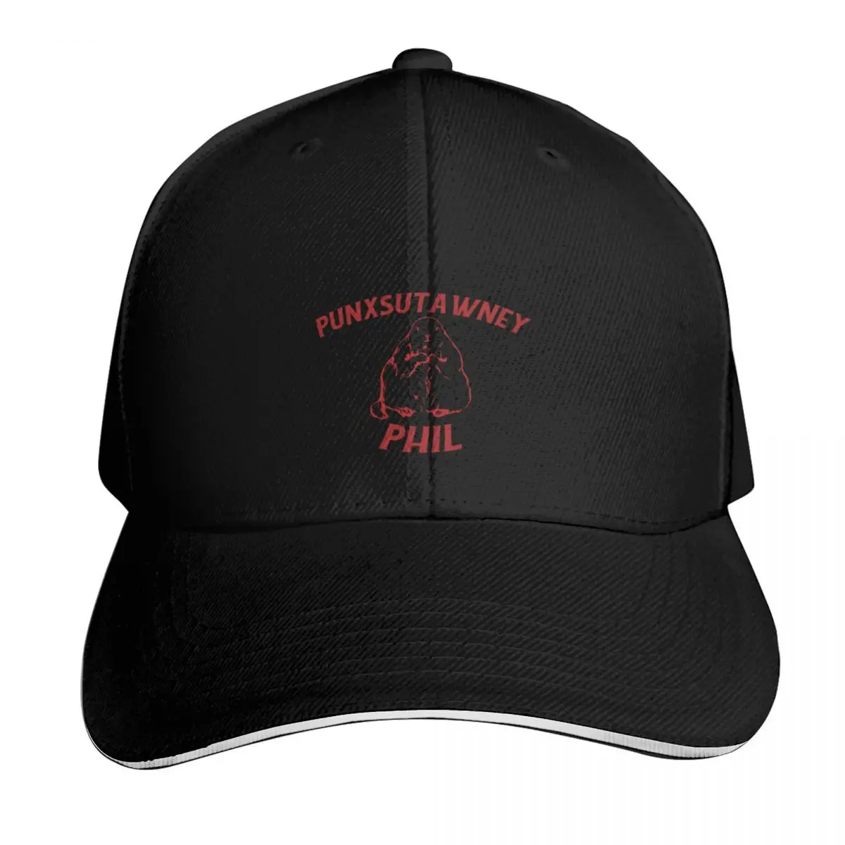 

Punxsutawney Phil Groundhog Day Vintage Retro Illustration Baseball Cap luxury woman cap Brand Man cap Hats For Men Women's
