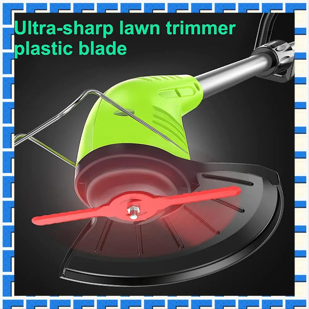 

ABNG String Trimmer Head Blades Replace , 24 PC Plastic Cutter Blades Replacement For Cordless Grass Trimmer