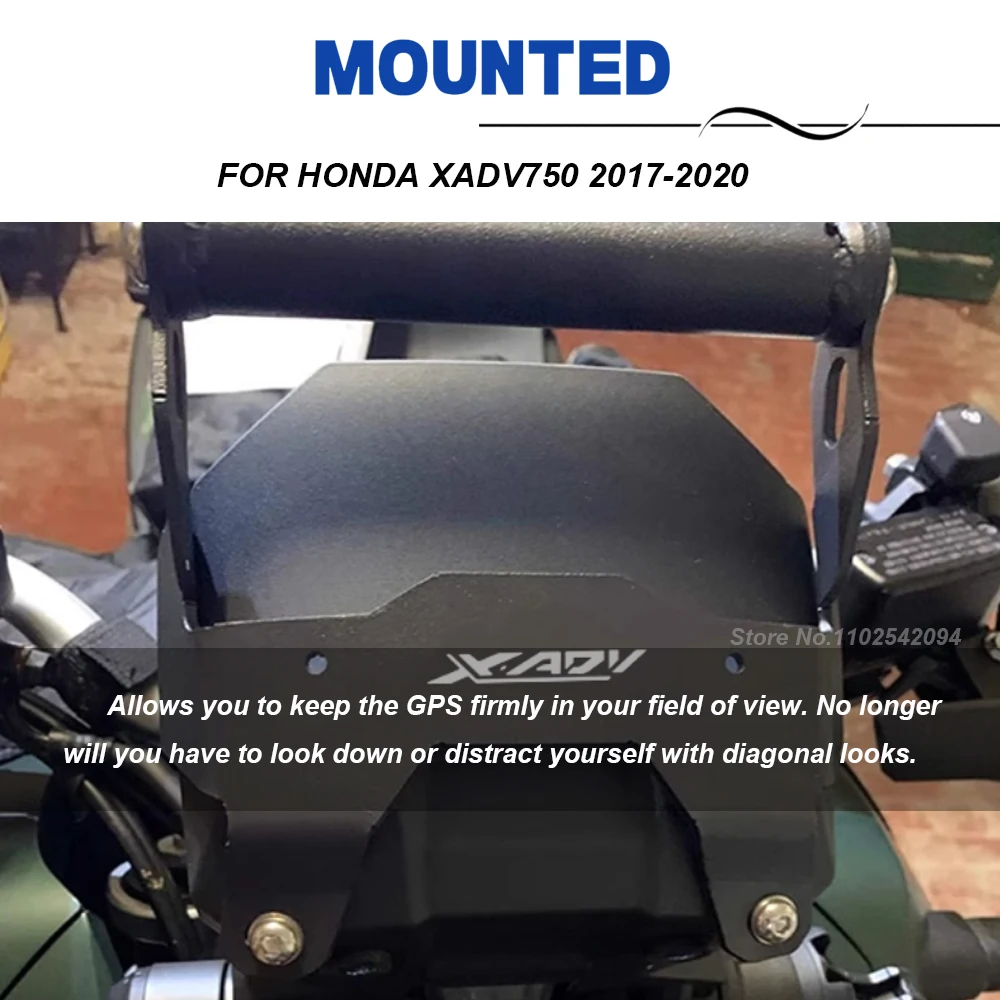 For Honda XADV750 2017 2018 2019 2020 Motorcycle Phone Holder Stand GPS Navigation Plate Bracket Support Kit For X-ADV 750 X ADV