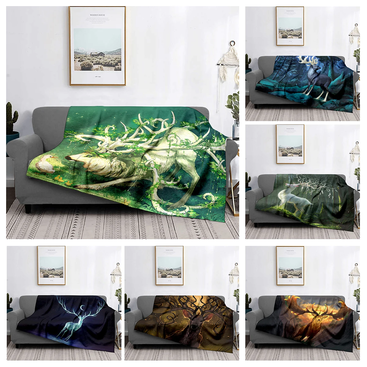 Home decoration plush Sofa blanket Colorful Animal  Bedspread on the bed anime fluffy soft blankets thick blanket for winte