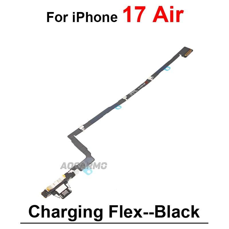 For iPhone 17 Air 17Pro Charging Port Charger Dock Flex Cable Replacement Repair Parts