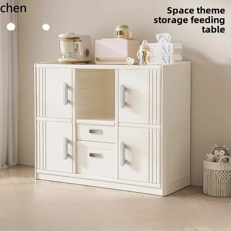 Baby Products Shelf Children's Toys Storage Rack Feeding Table Wardrobe Locker