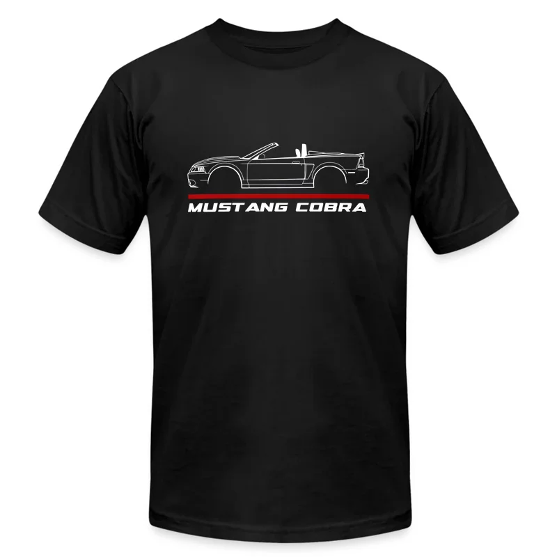 

2024 Men T Shirt Casual Ford Mustang Cobra Convertible 2004 Car Enthusiast T-shirt Graphic Summer Short Sleeve 100% Cotton S-3XL