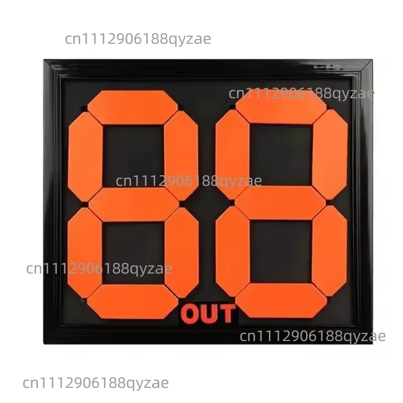 Football Substitution Board Double-sided Display Manual Football Player Substitution Board 4 Digital Football Scoreboard