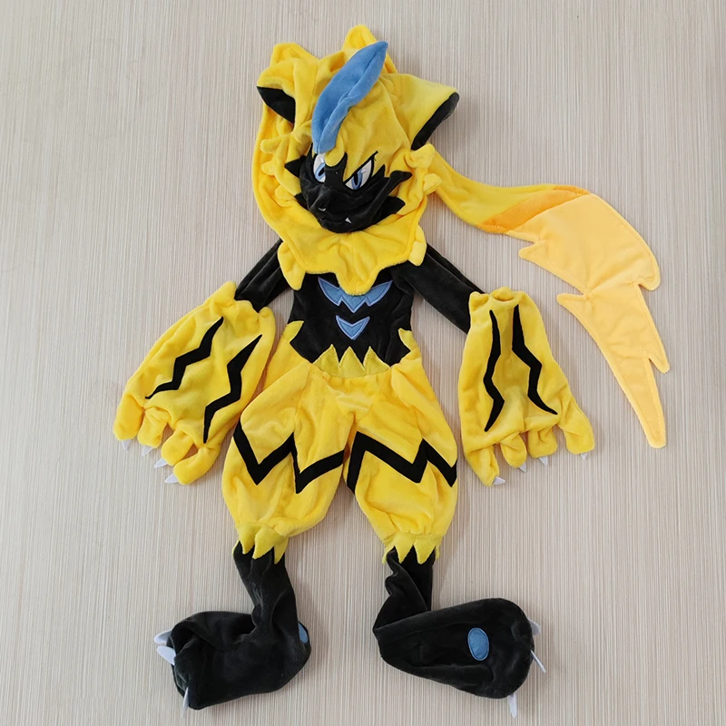 60/75cm Giant Pokemon Skin Eevee Plush Leather Case Umbreon Soft Stuffed Doll Cinderace Zeraora Lucario Dialga Toys for Children