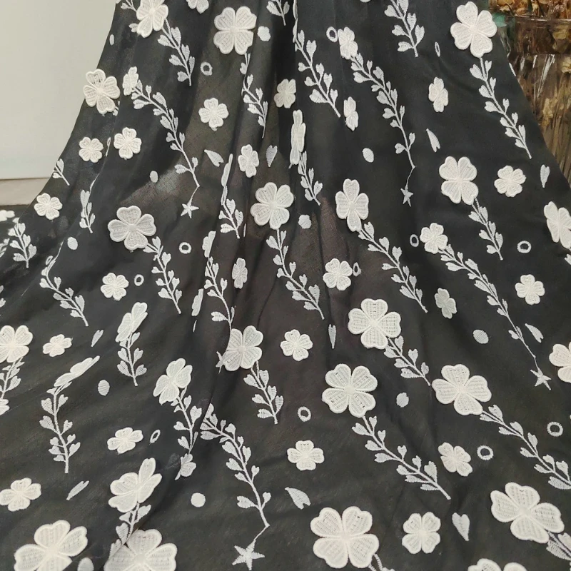 Black 3D Embroidery Cotton Clo - огляд і ціна Embroidery Design 3D
