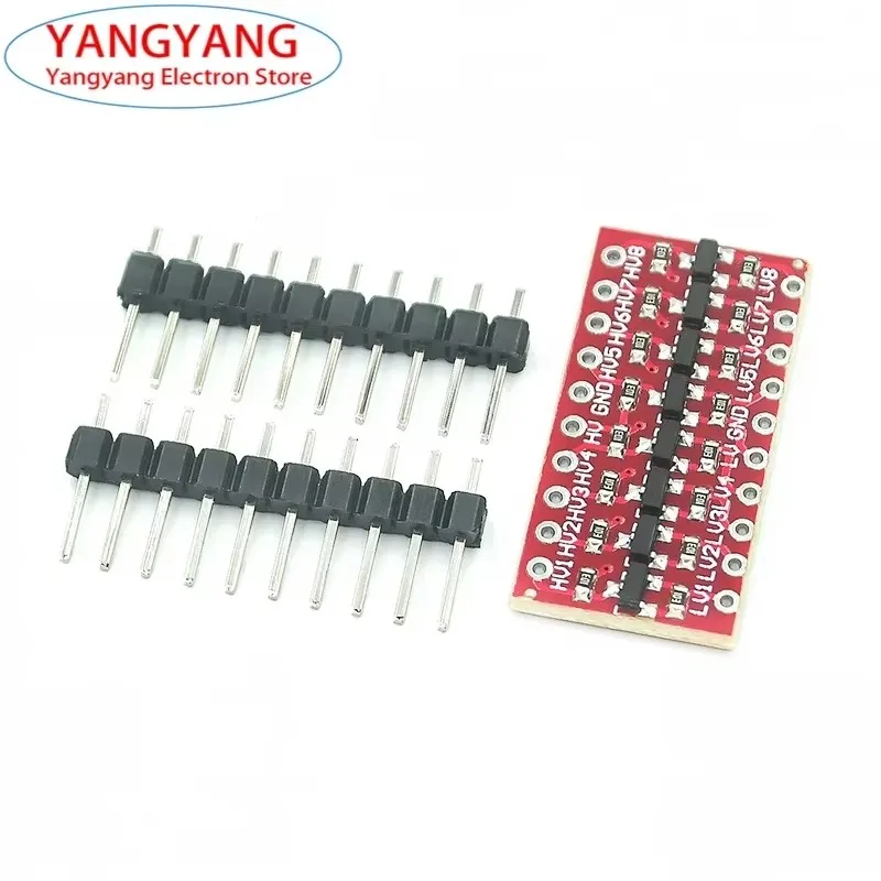 1/5pcs New 8-Bit Bidirectional Voltage Level Converter Board 3V-5V GND 8-Way Full-Duplex Bidirectional Level Shift Board Module