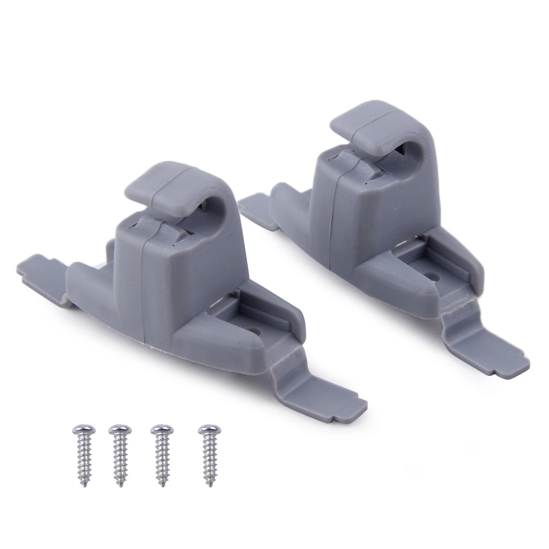 2PCS Plastic Car Sun Visor Clip Holder Bracket Accessories 51168243575 Fit for BMW E46 3 Series 325 M3