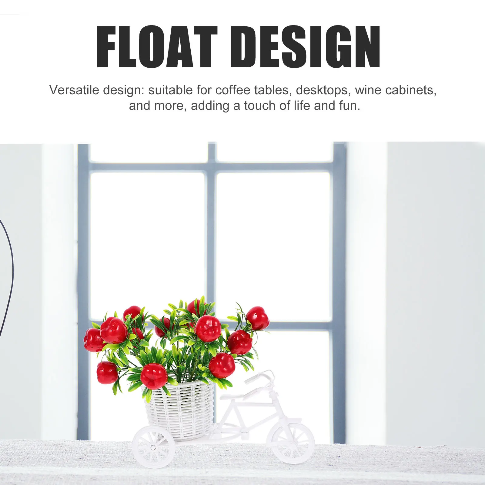 

Simulation Flower Car Apple Ornaments Realistic Artificial Apples Decor Home Wedding Party Table Decorations Faux Flower