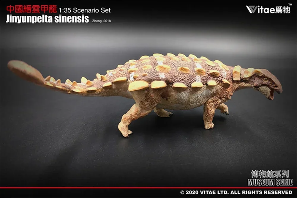 Vitae 1/35 Jinyunpelta Sinensis Tiantaiosaurus Model Dinosaurus Dier Collectie Decoratie Figuur Verjaardagscadeau