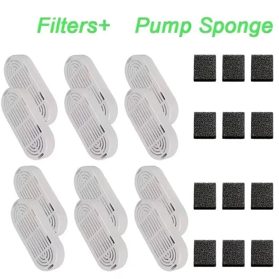 1/5/10/20/50/100pcs Cat Drinking Fountain Replacement Filter Set, (s Filters And s Black Cubes) Fashionable Pet Drinking Fountai
