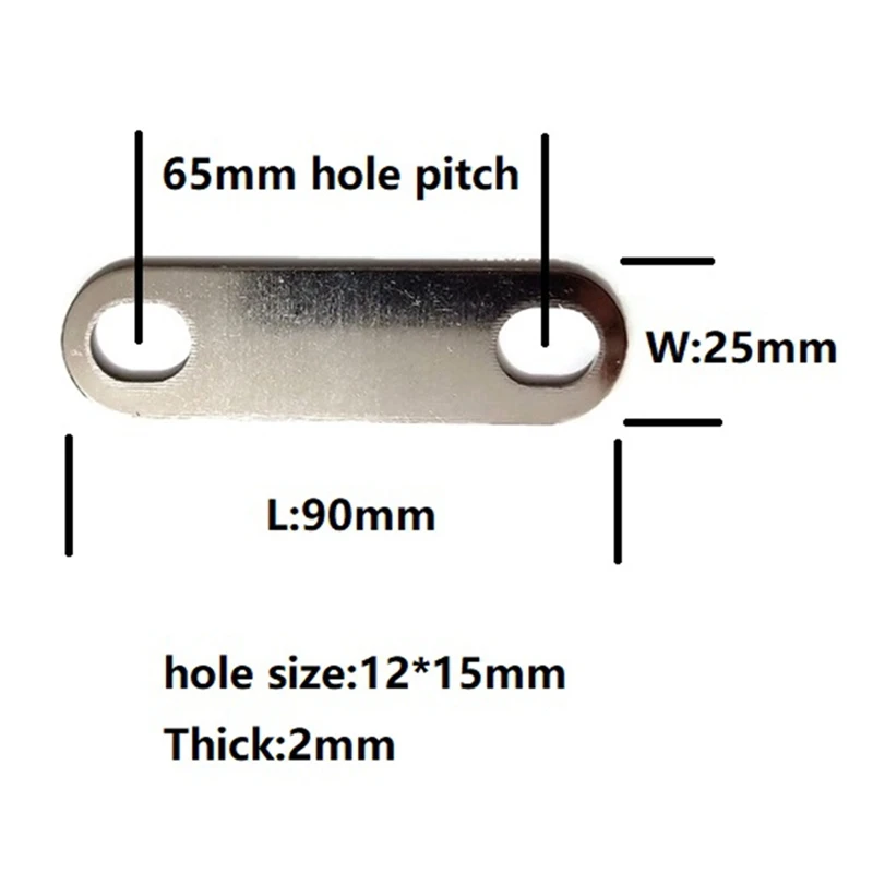 【a45d】20個入り-lto-バスバー-コネクタ-ポスト-ストラップ-クリップ-65mm-中央ピッチ-オーバルホール-yinlong-66160-チタン酸リチウム電池用