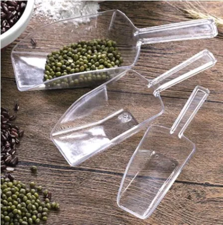 3pc/set Plastic Ice Shovel Kitchen Flour Food Candy Ice Cream Scoop Dessert Pelles Bonbons Beans Scoop Party Buffet Kitchen Tool